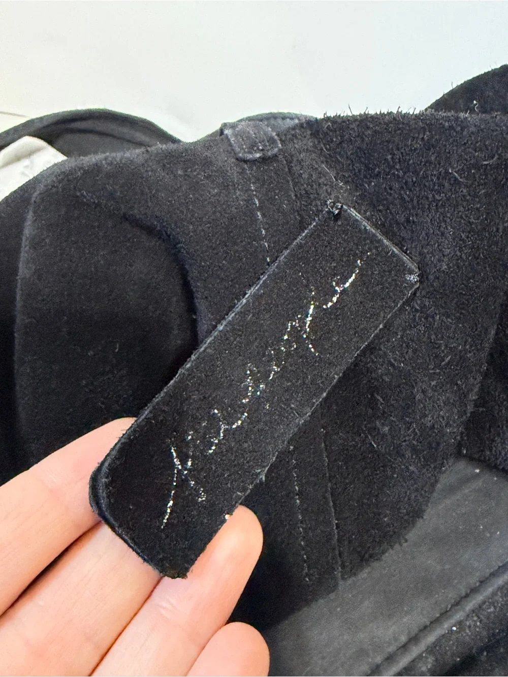 Free People black suede leather slouchy hobo boho tote shoulder bag